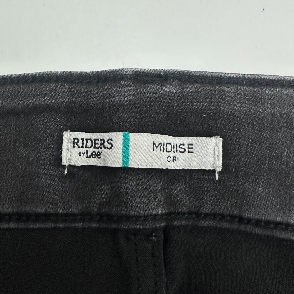 Riders by Lee Women's Black Cropped Jeans - Picture 3 of 5